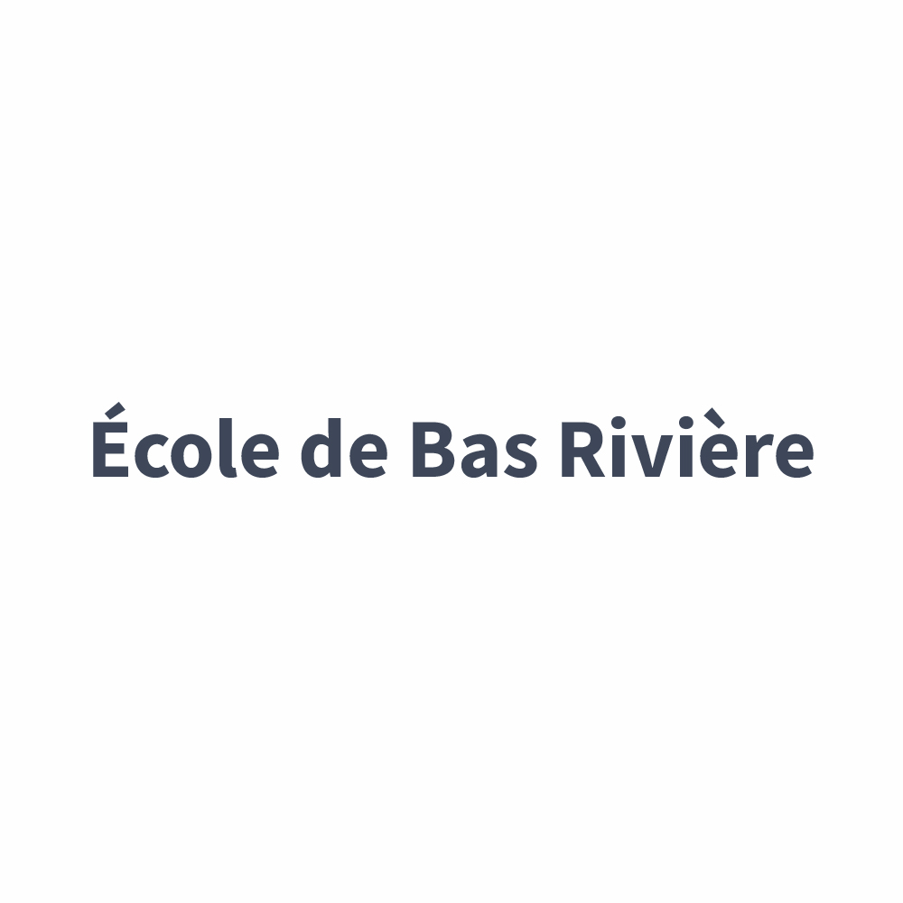Logo Ecole de Bas Rivière